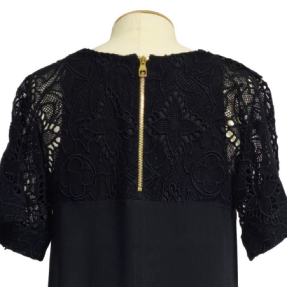 Louis Vuitton Dress Black Monogram Lace Size 38 - Picture 5 of 11